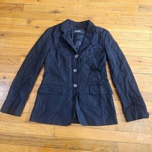 Jil Sander Wool Tailored Blazer Jacket Coat Women's Size 36